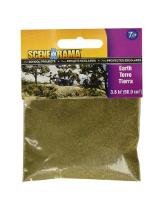 Tierra Woodland Scenics 56.7 g para Dioramas y Paisajismo