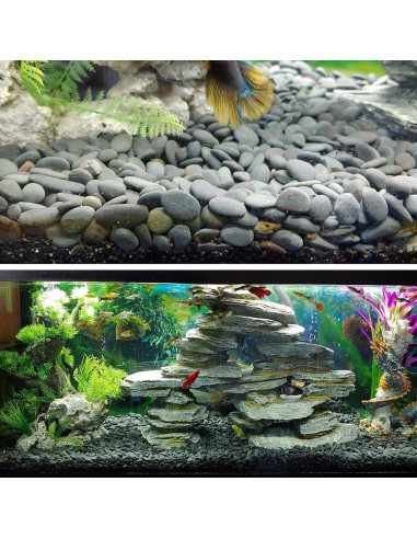 Piedras Naturales de Río 8,16 kg para Jardín CJGQ