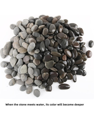 Piedras Naturales de Río 8,16 kg para Jardín CJGQ