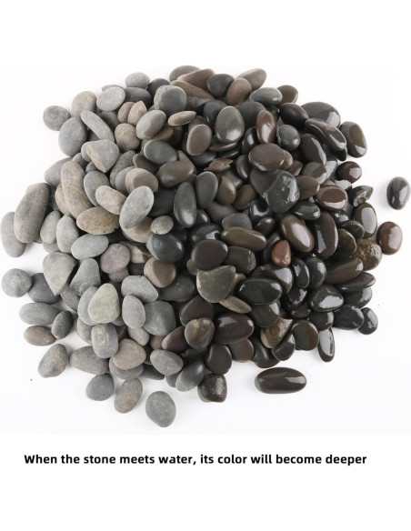 Piedras Naturales de Río 8,16 kg para Jardín CJGQ Piedras Naturales de Río 8,16 kg para Jardín CJGQ