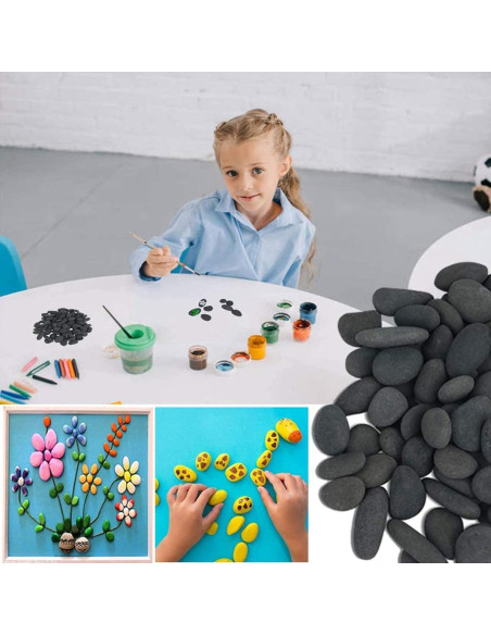 300 Piedras Pequeñas para Pintar Meilala 1-2.5 cm Manualidades