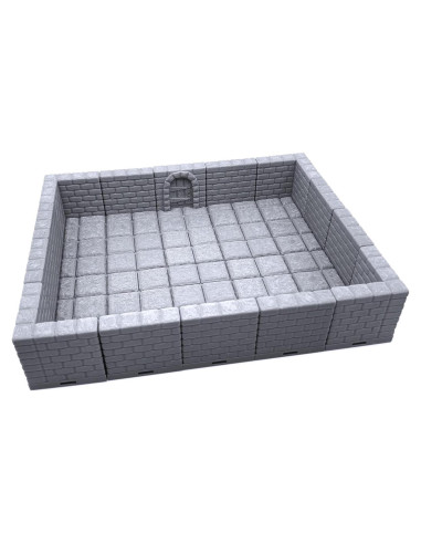 Baldosas de Calabozo EnderToys 20x2x2" 3D para Miniaturas