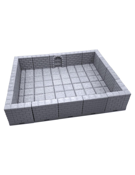 Baldosas de Calabozo EnderToys 20x2x2" 3D para Miniaturas