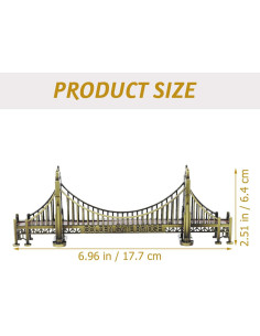 Modelo Puente Golden Gate Veemoon 6.35 cm Metal Decoración 2