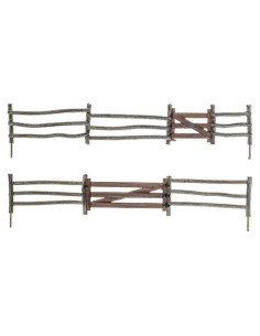 Valla de Troncos HO Woodland Scenics A2981 58,5 m