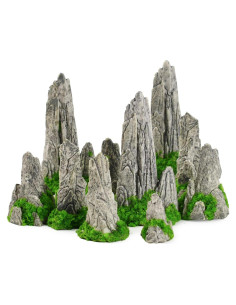 12 Mini Rocallas Decorativas Hanycon para Jardín Bonsai