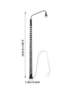 Mini Luces de Vía de Tren NUOBESTY - 2 Pcs LED Decorativas 2