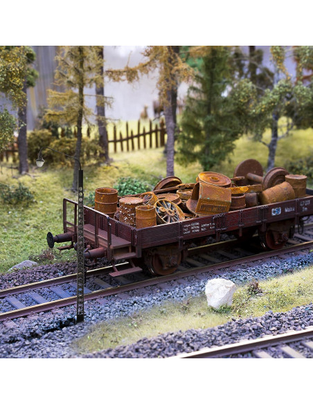 Mini Luces de Vía de Tren NUOBESTY - 2 Pcs LED Decorativas