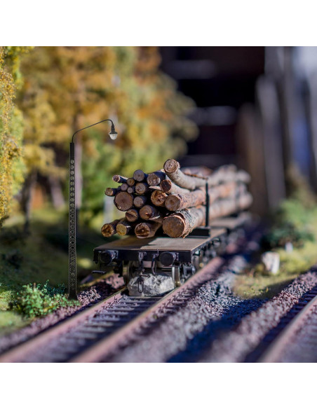 Mini Luces de Vía de Tren NUOBESTY - 2 Pcs LED Decorativas