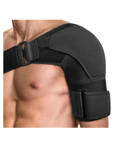 Faja para Hombro POAGL Grande Negro Soporte Compresión