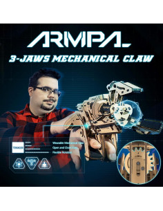 Kit de Garra Mecánica ARMPAL 3D Puzzle Madera 14+ 2