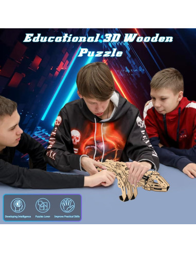 Kit de Garra Mecánica ARMPAL 3D Puzzle Madera 14+