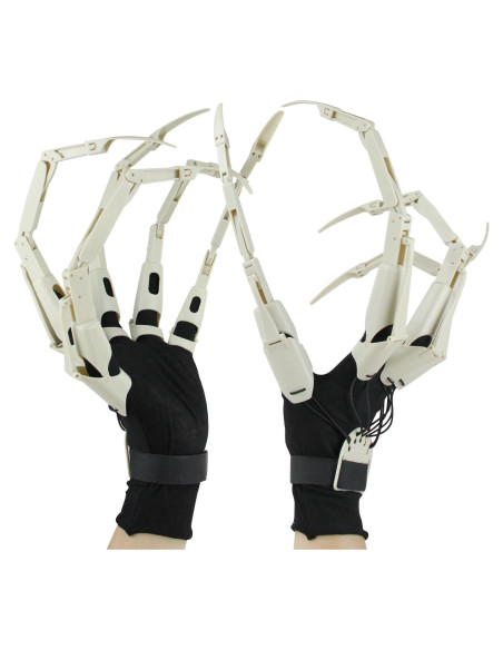 Extensiones de Dedos Articulados NICENICY con Uñas Blancas