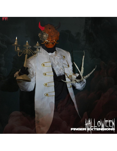 Extensiones de Dedos Articulados NICENICY con Uñas Blancas