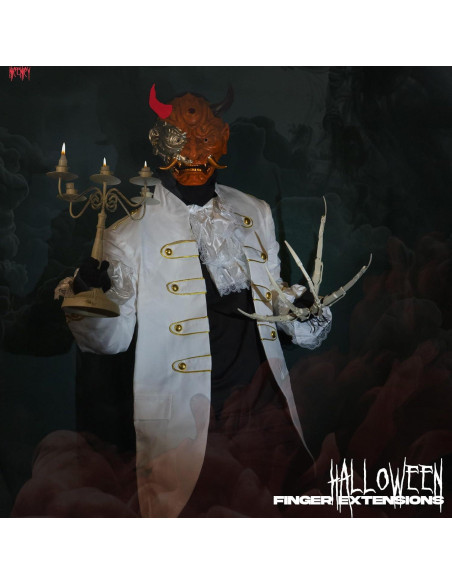 Extensiones de Dedos Articulados NICENICY con Uñas Blancas