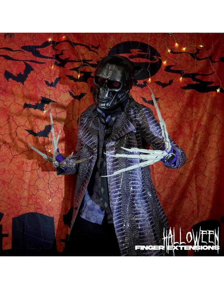 Extensiones de Dedos Articulados NICENICY con Uñas Blancas