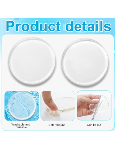 Parches de Forro Protésico Geiserailie 6 Pcs 6.35 cm