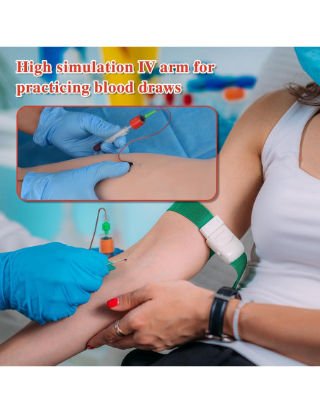 SimCoach Kit de Práctica de Flebotomía IV con Brazo Realista