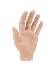 Mano falsa de silicona para práctica de tatuajes - Izquierda