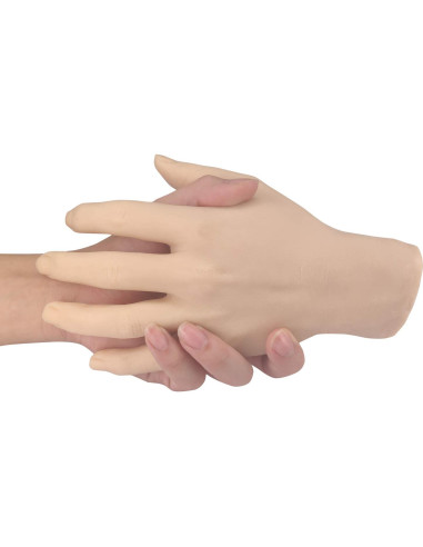 Mano falsa de silicona para práctica de tatuajes - Izquierda