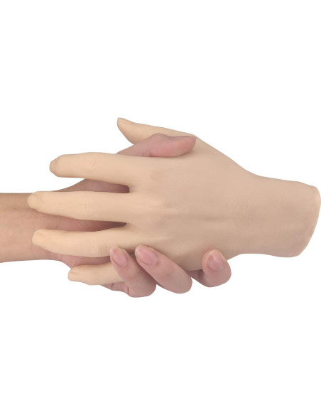 Mano falsa de silicona para práctica de tatuajes - Izquierda