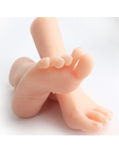Pie de Maniquí Femenino Resafy 23.5 cm Silicona Realista 2