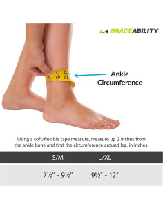 Soporte para Tobillo Ajustable BraceAbility AFO S/M 2