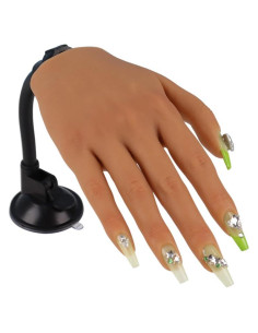 Mano de Práctica para Uñas Acrílicas KnowU Derecha 21.8x13.2cm