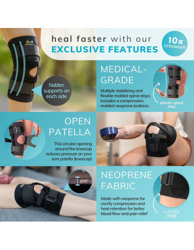 Rodillera Patelar Estabilizadora BraceAbility Grande