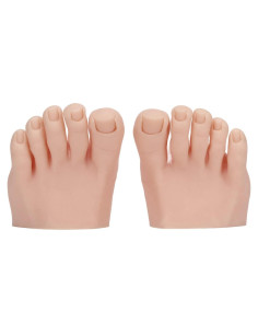 Pie Falso de Silicona Diydeg para Práctica de Uñas