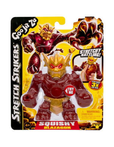 Héroes de Goo Jit Zu Blazagon Figura de Acción Elástica 25 cm