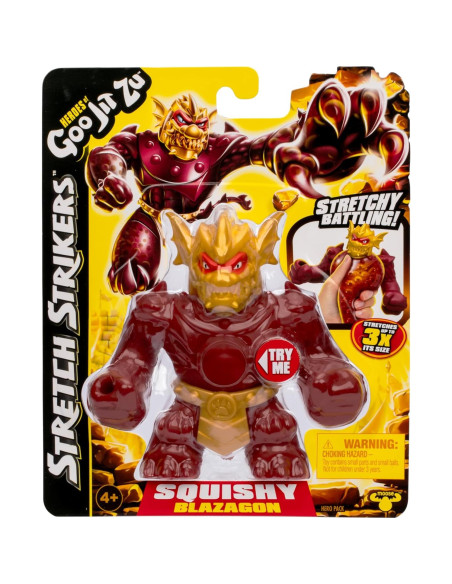 Héroes de Goo Jit Zu Blazagon Figura de Acción Elástica 25 cm