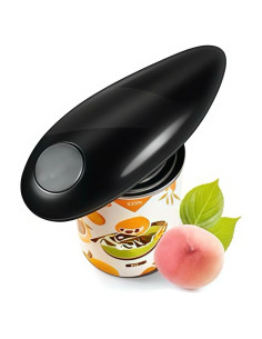 Abrelatas Eléctrico Automático Genérico Negro - Corte Suave