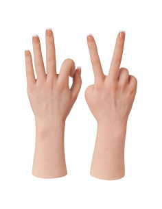 Mano Femenina de Silicona KUMIHO Realista con Esqueleto