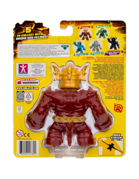 Héroes de Goo Jit Zu Blazagon Figura de Acción Elástica 25 cm