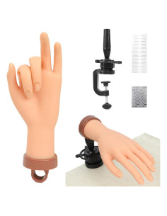 Mano de Práctica para Uñas Acrílicas SARO-UP Nude 30 cm