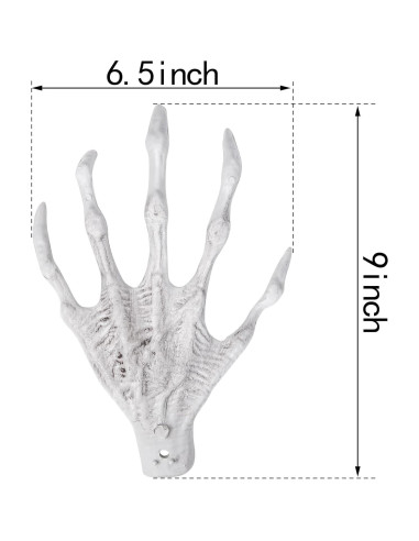 Manos Esqueléticas de Bruja XONOR - Decoración Halloween