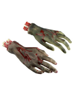 Manos y Pies Falsos de Halloween Vocoliday - 1 Par