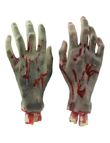 Manos y Pies Falsos de Halloween Vocoliday - 1 Par