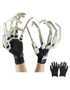 Extensiones de Dedos Articulados Halloween NICENICY con Guantes