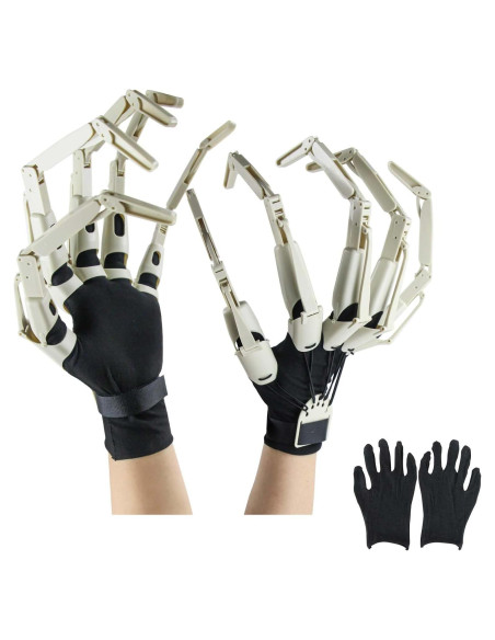 Extensiones de Dedos Articulados Halloween NICENICY con Guantes