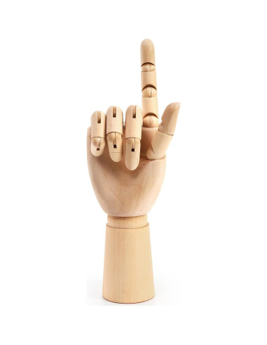 Manos de Dibujo Artístico Tosnail 29 cm Posables 2 Piezas