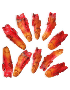 10 Dedos Falsos Sangrientos Halloween Sumind - Realistas