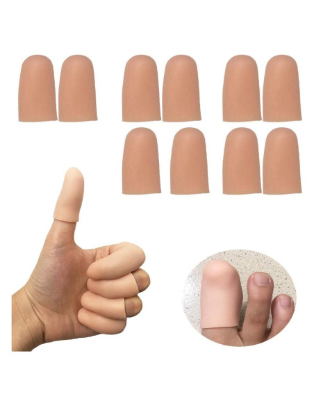 Protectores de Dedos de Gel Silicona para Alivio de Dolor