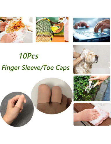 Protectores de Dedos de Gel Silicona para Alivio de Dolor