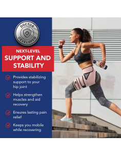 Soporte de Cadera Dr. Arthritis S/M Rosa para Alivio de Dolor 2