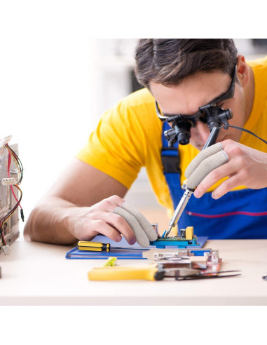 50 Fundas de Algodón para Dedos y Dedos de los Pies Geyoga