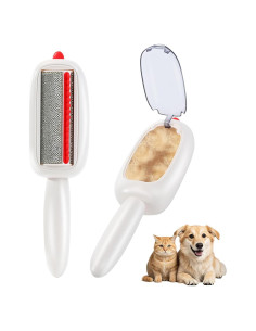 Rodillo Quitapelos Reutilizable INABULETWO para Mascotas Blanco