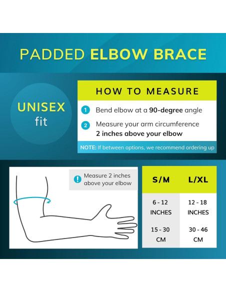 Faja para Codo BraceAbility S/M - Alivio Bursitis y Tendinitis