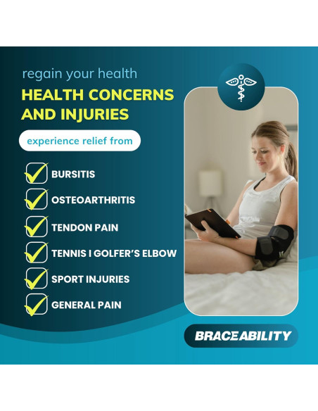 Faja para Codo BraceAbility S/M - Alivio Bursitis y Tendinitis